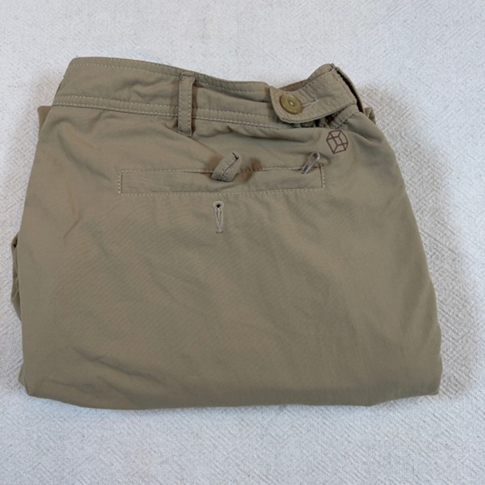 Clothing Arts Pick-Pocket Proof Men's Travel Pants Beige Nylon‎ Size 40x30